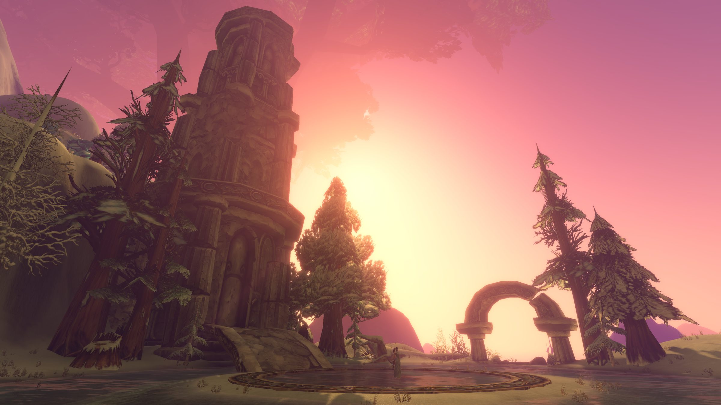 Mount Hyjal at dusk